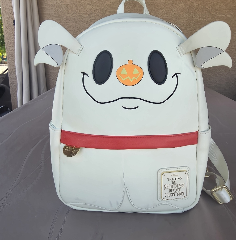 Loungefly Disney The Nightmare Before Christmas Zero Glow-in-the-Dark Backpack